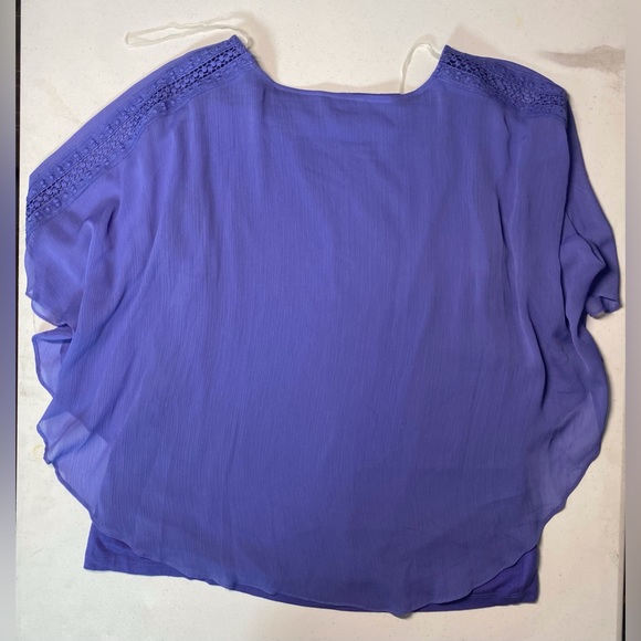 NWT Alyx Midnight Bloom Violet Blouse - Picture 2 of 4